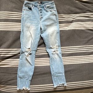 Abercrombie High Rise Super Skinny Ankle Jeans 29